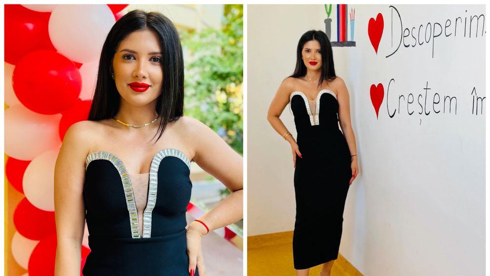 Profesoara de romana care a venit la scoala intr-o rochie de gala, in prima zi de cursuri. Cum au reactionat elevii