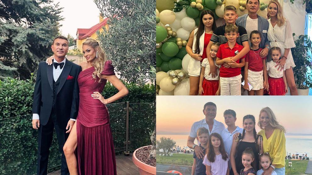 Valentina Pelinel si Cristi Borcea isi cresc copiii cu reguli clare: "Ii duc si cu mijloacele de transport in comun"