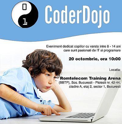 Copiii pasionati de IT si de programare se intalnesc la Coder Dojo!