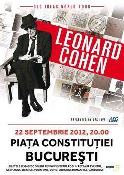 Concert Leonard Cohen in Piata Constitutiei