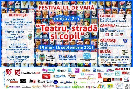 Festivalul Teatru, Strada si Copil - program
