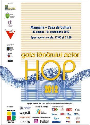 Gala Tanarului Actor "HOP", editia a XV-a, Mangalia, 29 august &#8211; 1 septembrie 2012