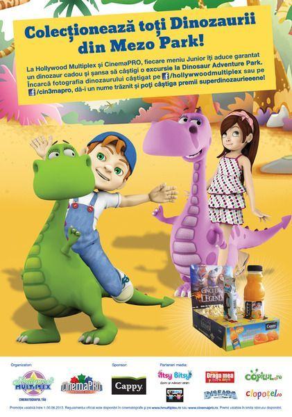 In iunie, la Hollywood Multiplex  si CinemaPRO, Copiii descopera lumea pierduta a dinozaurilor