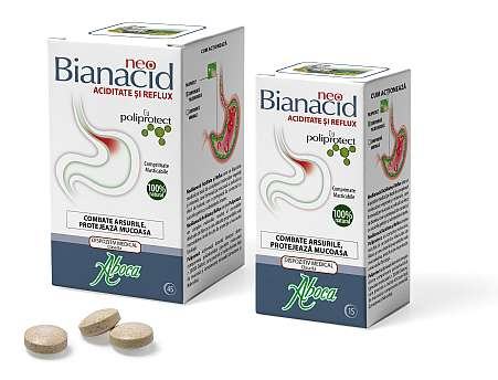 NeoBianacid - Un nou mod de a trata aciditatea si refluxul gastroesofagian