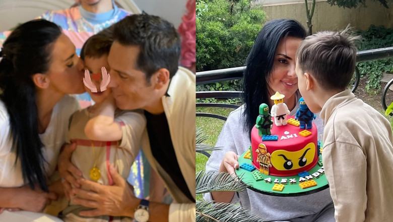 Alexandru, fiul Laviniei Pirva si al lui Stefan Banica, a implinit 6 ani: 