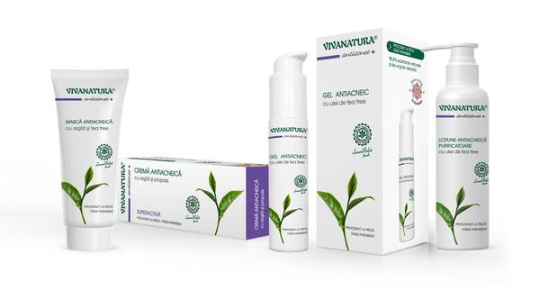 Combate natural si eficient acneea folosind Gama Antiacneica de la Vivanatura