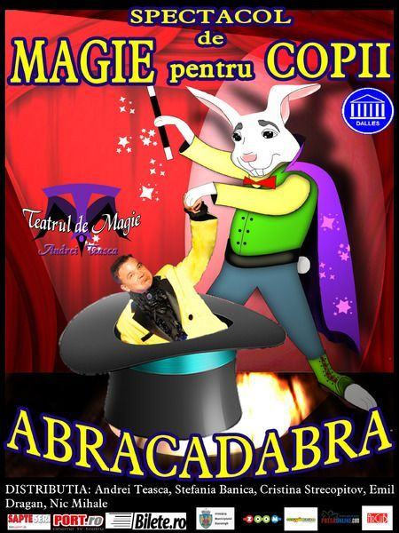 Abracadabra, spectacol de magie pentru copii