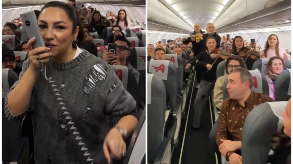 Ce au putut face Andra si Catalin Maruta in avion, in fata tuturor pasagerilor. Reactii impartite: "Eu faceam plangere la compania aeriana"
