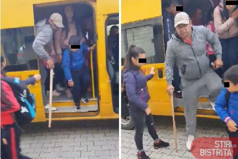 Un barbat cu un topor intr-un autobuz scolar, plin de elevi. Directorul scolii: 