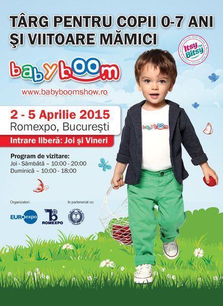 Editia de primavara a Baby Boom Show, 2 - 5 aprilie 2015