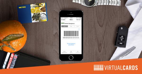 Aplicatia VirtualCards are un nou partener, METRO Cash & Carry