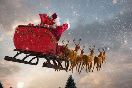 Traseul saniei lui Mos Craciun poate fi urmarit in timp real pe Flight Radar. La ce ora ajunge in Romania