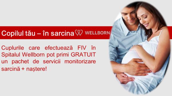 Mamicile care aleg sa efectueze procedura FIV la Wellborn pot primi, prin tragere la sorti, un pachet GRATUIT de urmarire sarcina si nastere