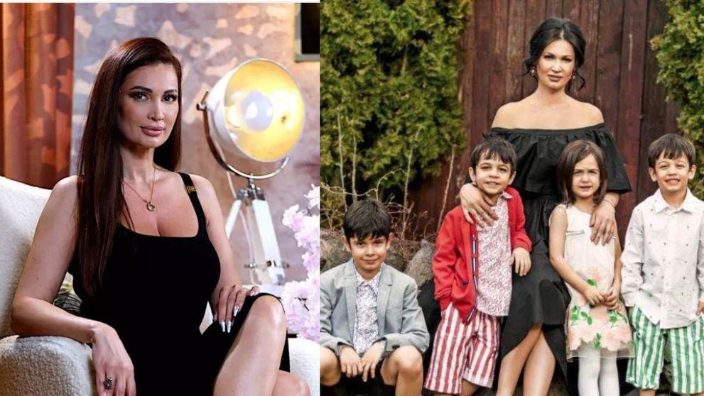 Ce limba vorbesc copiii Nicoletei Luciu. Regula clara impusa in familie