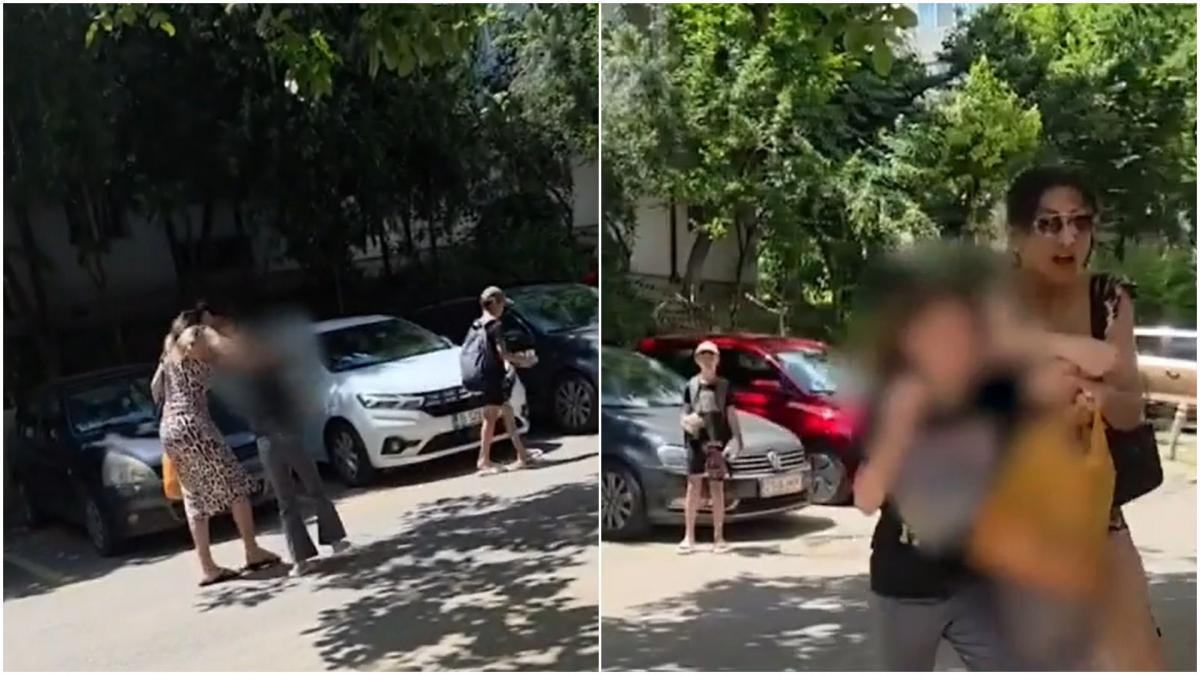 Ce a spus la audieri femeia filmata in timp ce isi agresa fiica la Constanta. Fetita si fratele ei au fost preluati de Protectia Copilului