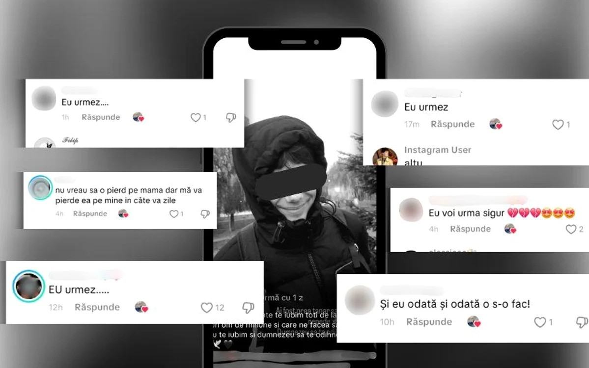 "Eu urmez!". Mesaje alarmante pe TikTok dupa moartea elevului din Oradea. Parintii, avertizati sa fie atenti la copiii lor