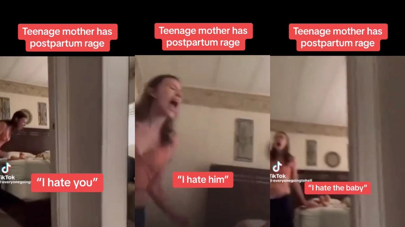 Un tata si-a filmat sotia in timp ce aceasta urla la bebelusul lor si ii spunea ca il uraste