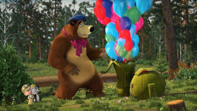 Masa si Ursul, doi prieteni adorabili, in 600 episoade de aventuri animate, la Minimax