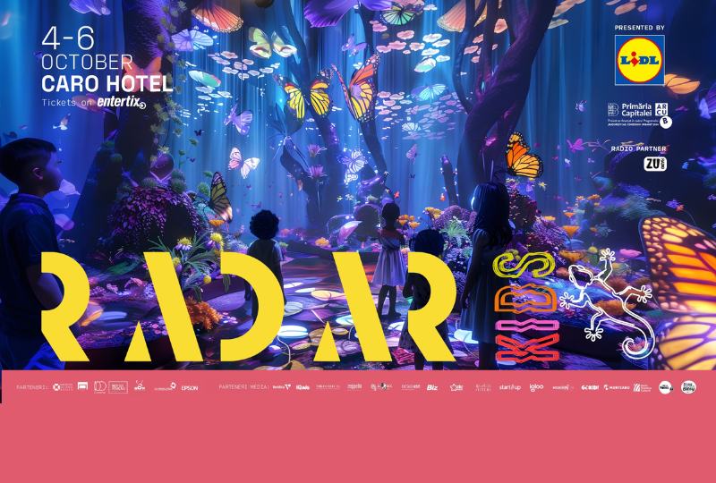 RADAR Kids: Instalatii de arta, jocuri interactive si proiectii special create pentru copii