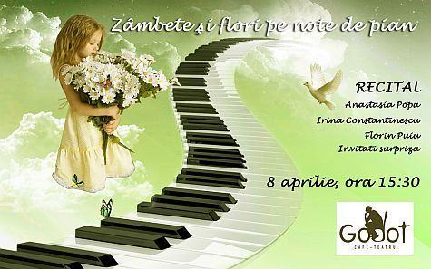 Concert caritabil Zambete si flori pe note de pian