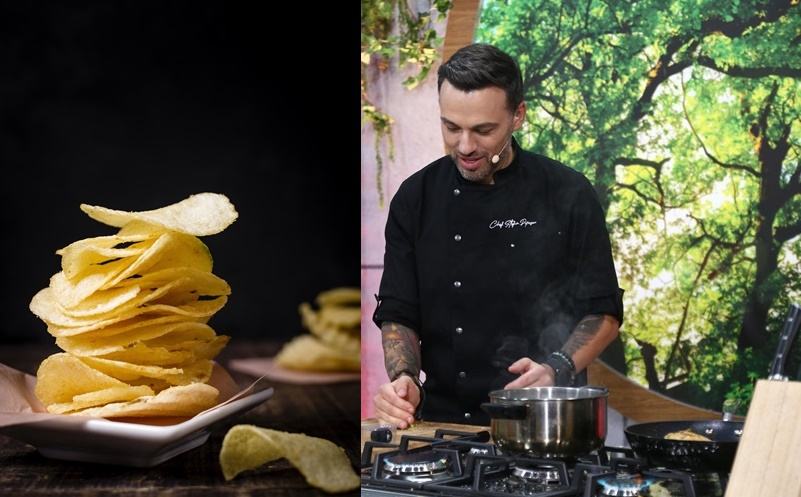 Reteta de la Chef Stefan Popescu de chipsuri sanatoase facute in casa