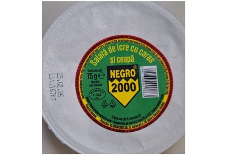 Alerta alimentara: Salata de icre cu caras si ceapa retrasa din Kaufland din cauza contaminarii cu o bacterie periculoasa