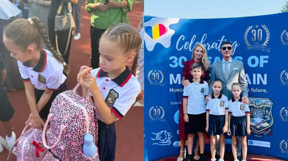 Cat costa scoala privata unde invata gemenele Valentinei Pelinel si ale lui Cristi Borcea: „Am ales un sistem bilingv”