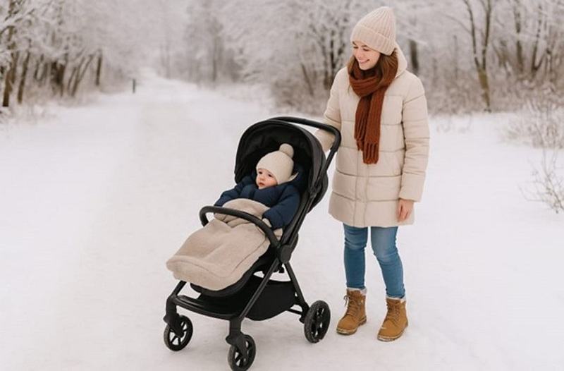 Lista cu lucruri esentiale pentru plimbarea cu bebelusul iarna. Ce iei si ce lasi acasa
