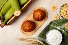 Briose cu banane si ovaz...