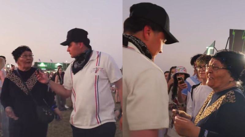 Bunicuta de la Beach, Please! a devenit vedeta online dupa ce si-a insotit nepotul la festival: 