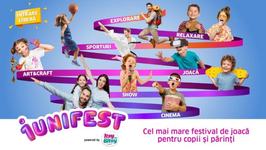 Parintii si copiii sunt asteptati la 1uniFEST, cel mai mare festival de joaca de Ziua Copilului