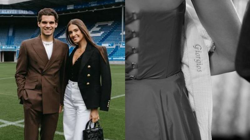 Elena si Ianis Hagi si-au botezat fiul in mare secret. Primele imagini cu micutul Giorgios