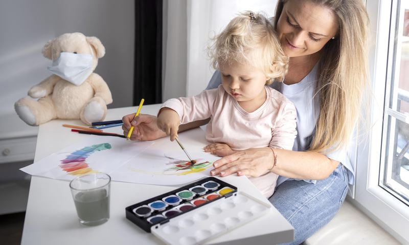 Pictura: O activitate care sprijina cresterea si dezvoltarea copiilor