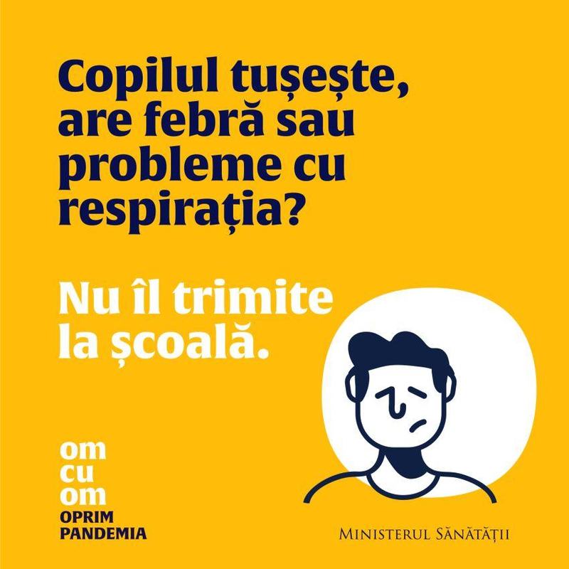 Ministerul Sanatatii, apel catre parinti: 