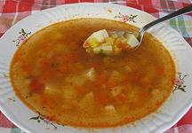 Ciorba de cartofi, de post