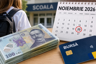 Cand intra pe card bursele scolare in noiembrie 2026. Elevii primesc banii pentru doua luni, dar nu toti incaseaza aceeasi sumaElevii care beneficiaza