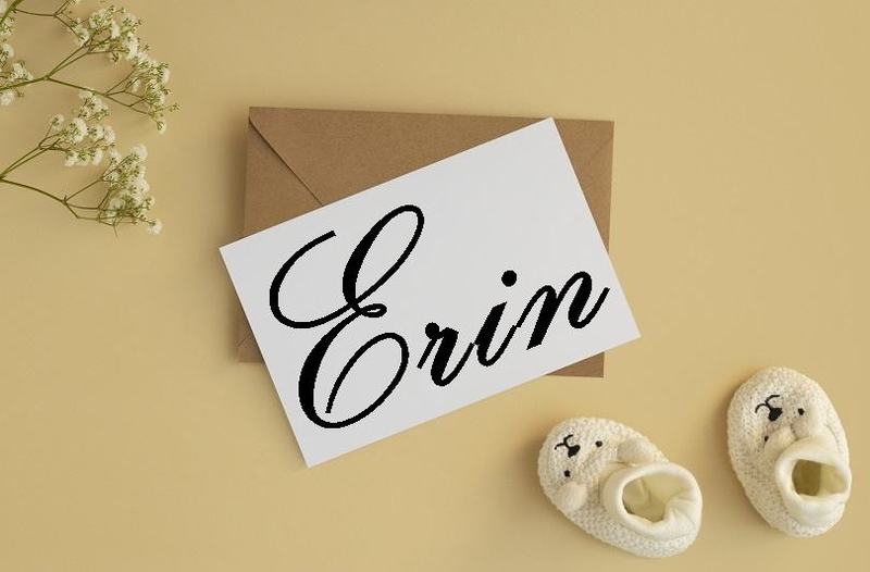 Erin - un nume scurt, delicat si plin de simboluri pentru  fetita ta