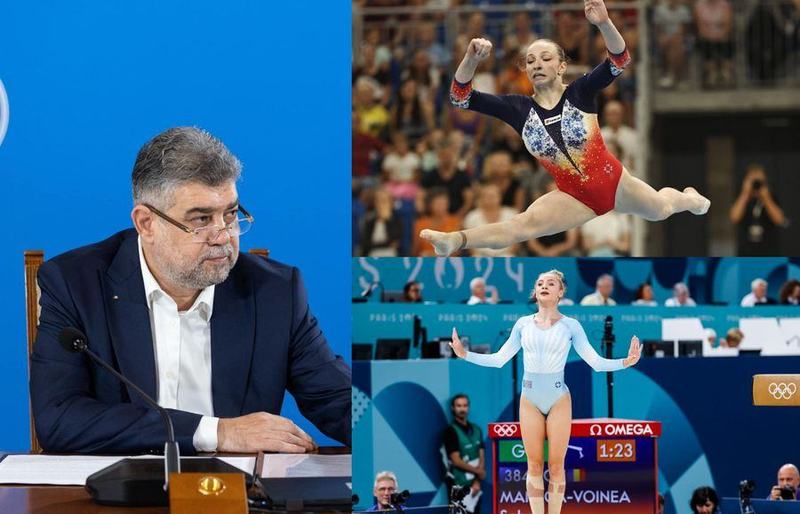 Marcel Ciolacu le va recompensa pe gimnastele Ana Barbosu si Sabrina Voinea dupa ce au fost umilite la Jocurile Olimpice de la Paris