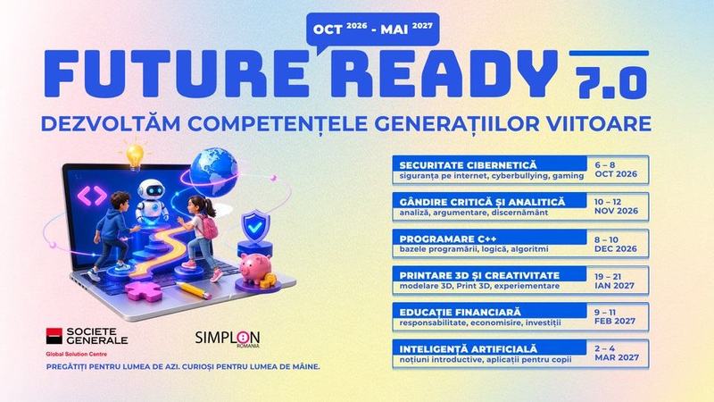 O noua editie Future Ready: cei 7 ani de acasa pentru lumea de maine