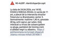 RO-ALERT emis in Bucuresti:...