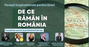 Povesti inspirationale pentru tineri, la a II- a editie a Conferintei “De ce raman in Romania?”