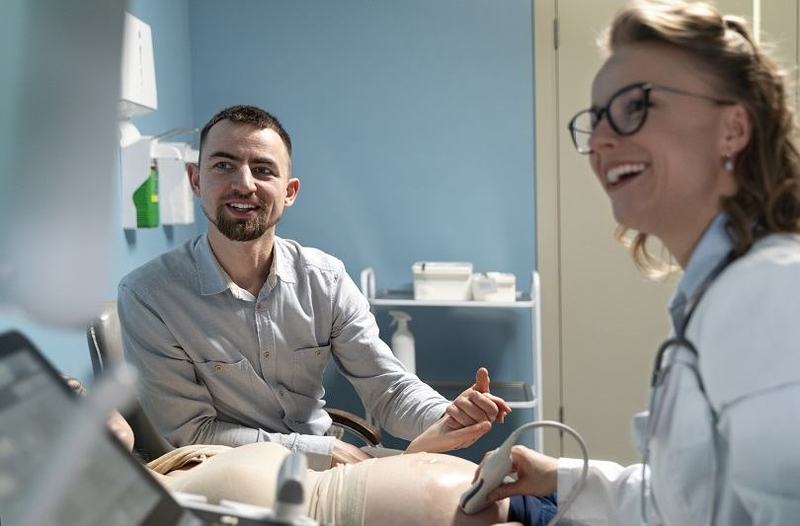 Primele batai de inima ale fatului in burtica