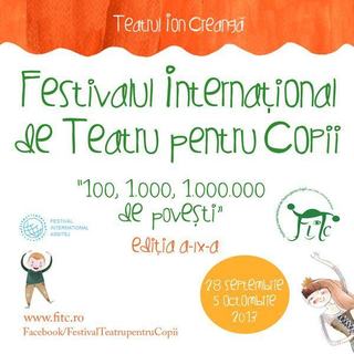 Program Festivalul International de Teatru pentru Copii 100, 1.000, 1.000.000 de povesti