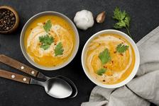 Supa crema de cartofi dulci