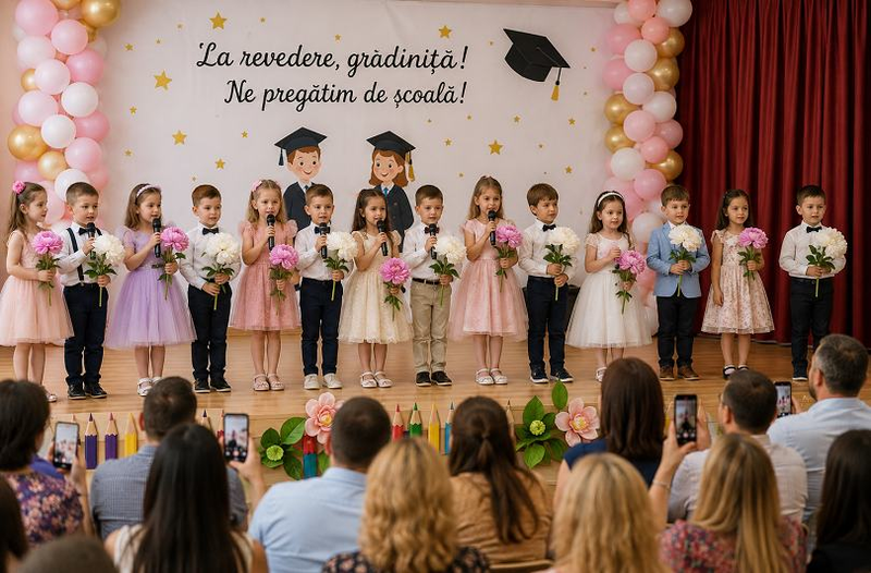 Serbarea de la gradinita: cum iti pregatesti copilul si gestionezi emotiile la final de an