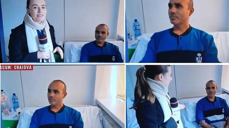 Primele imagini cu salvatorul fetitei de 5 ani, de pe patul de spital. Ce meserie are barbatul in Romania