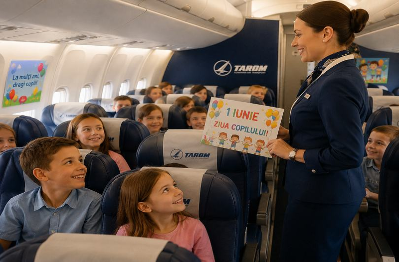 Zboruri pentru copii de 1 Iunie 2026: cat costa experienta TAROM si ce include calatoria de 50 de minute