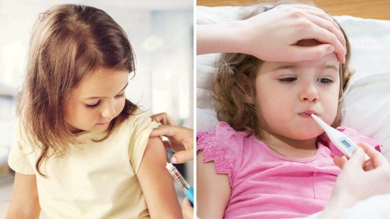 Simptome care pot indica o reactie adversa grava la un vaccin in cazul copiilor