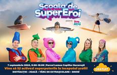 Vino sa iti activezi superputerile la inceputul scolii la evenimentul Scoala de SuperEroi powered by Itsy Bitsy FM!