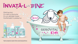 Farmec lanseaza Gerovital Kids, o gama variata de ingrijire  a pielii copiilor si bebelusilor